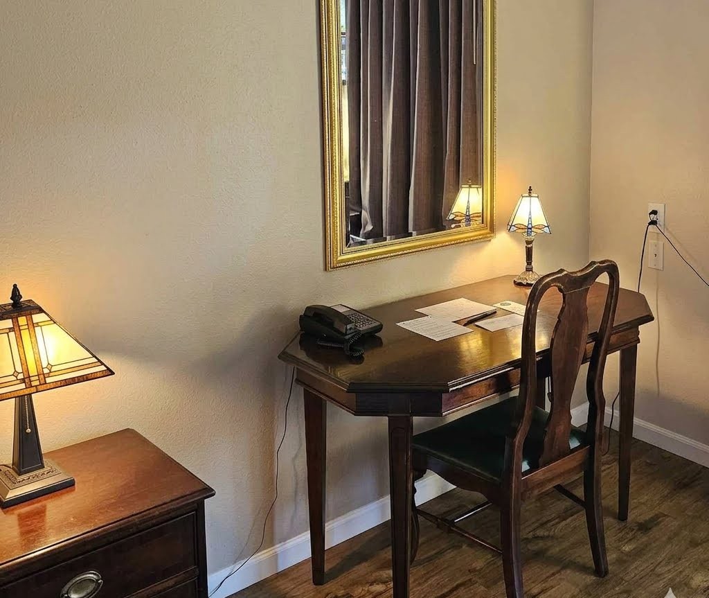 Desk and end table